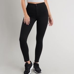 Garage Black Roller Jeggings